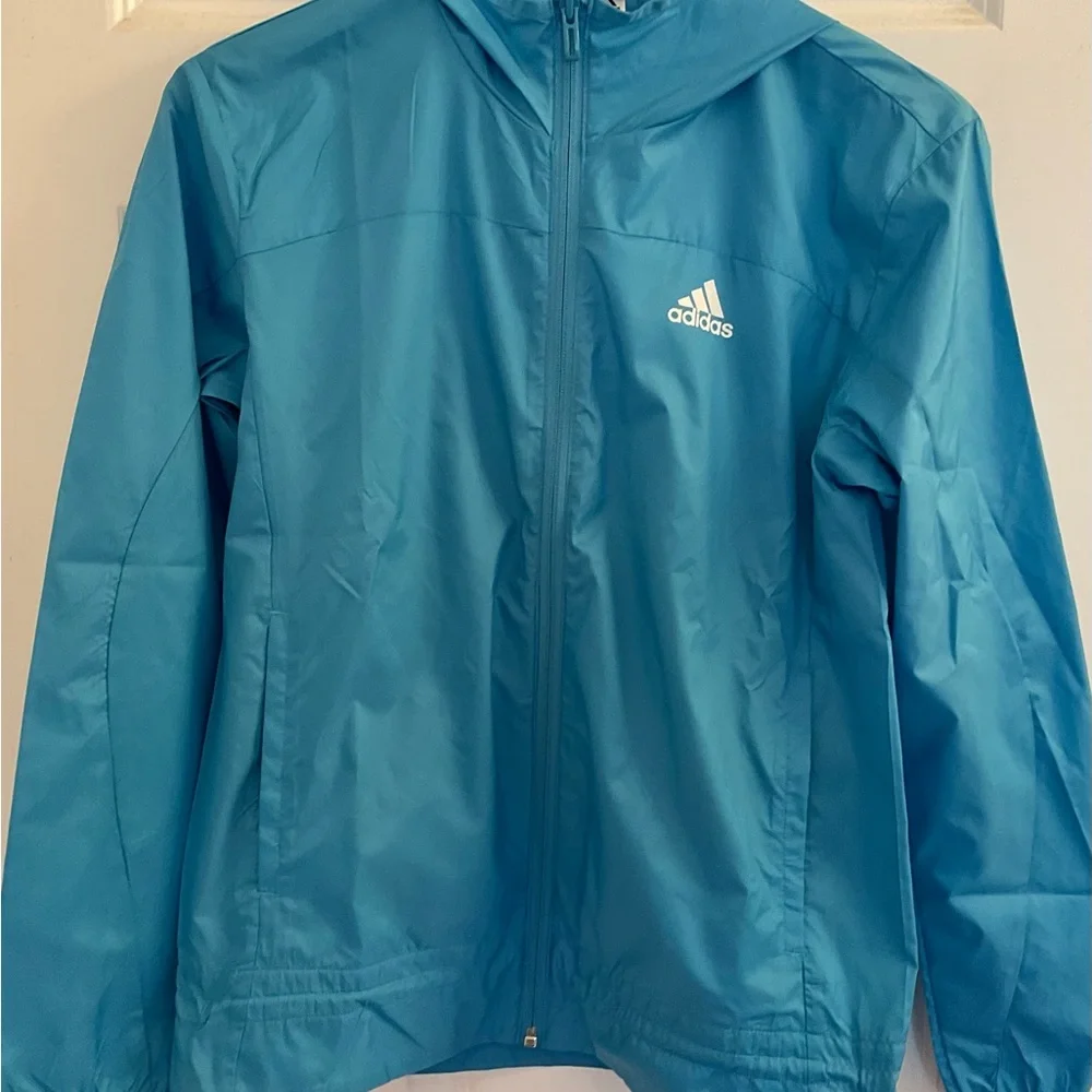 Adidas Windbreaker - NWT - Size XS - Jacket - Blue - Picture 2 of 14
